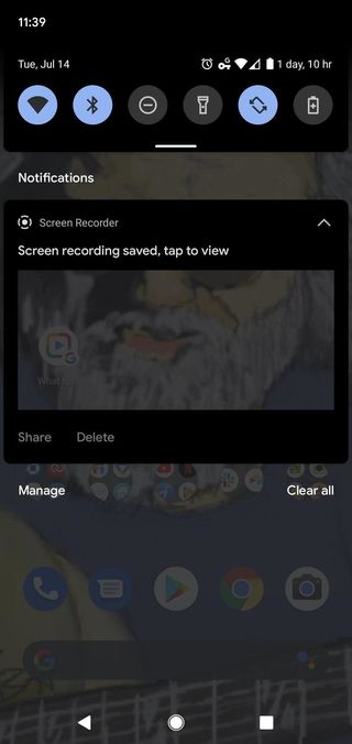 Screen Recording Android 11