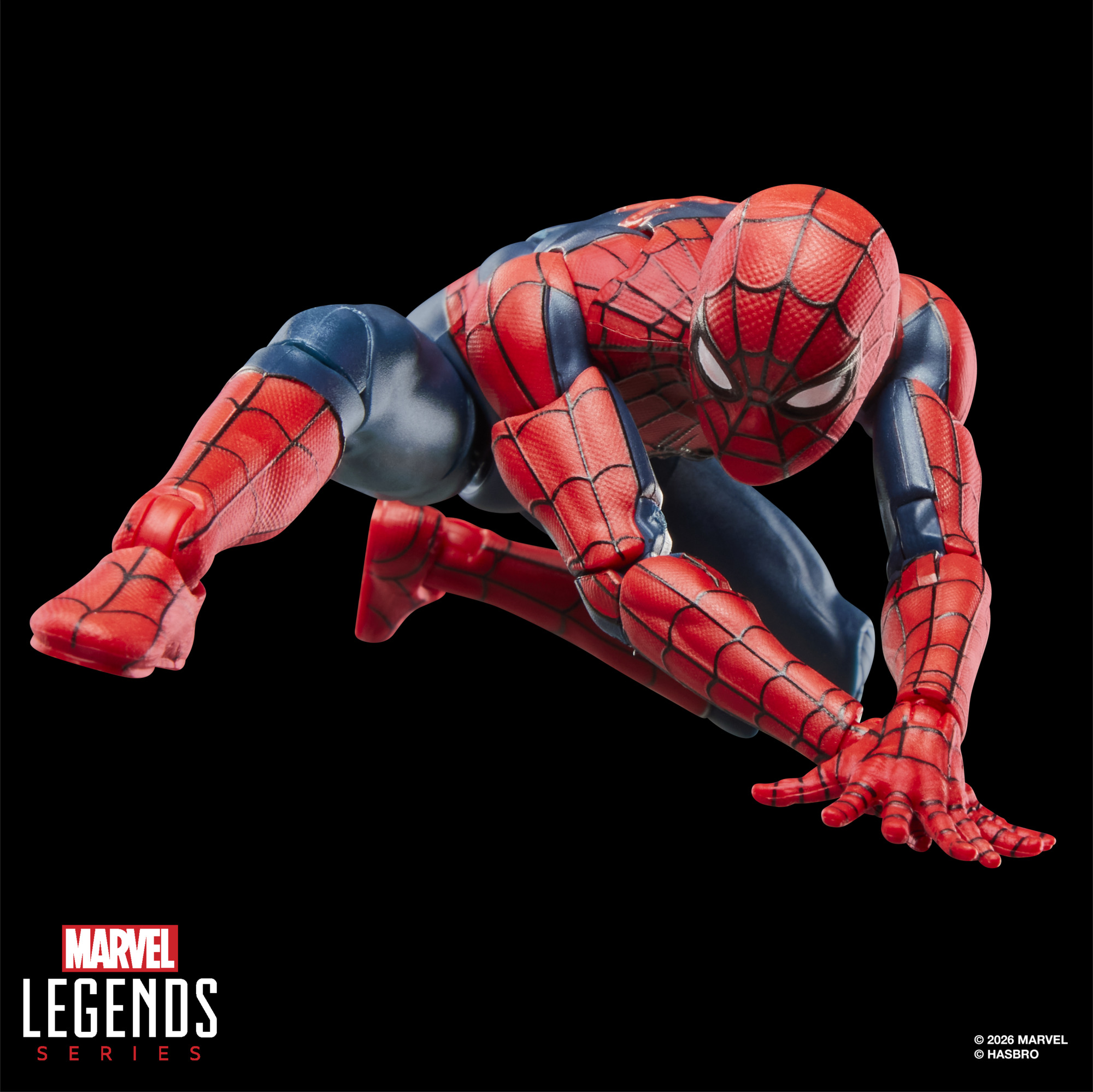 Spider-Man: Brand New Day action figure against a dark background