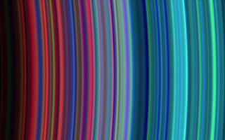 Saturn’s Rainbow Rings 