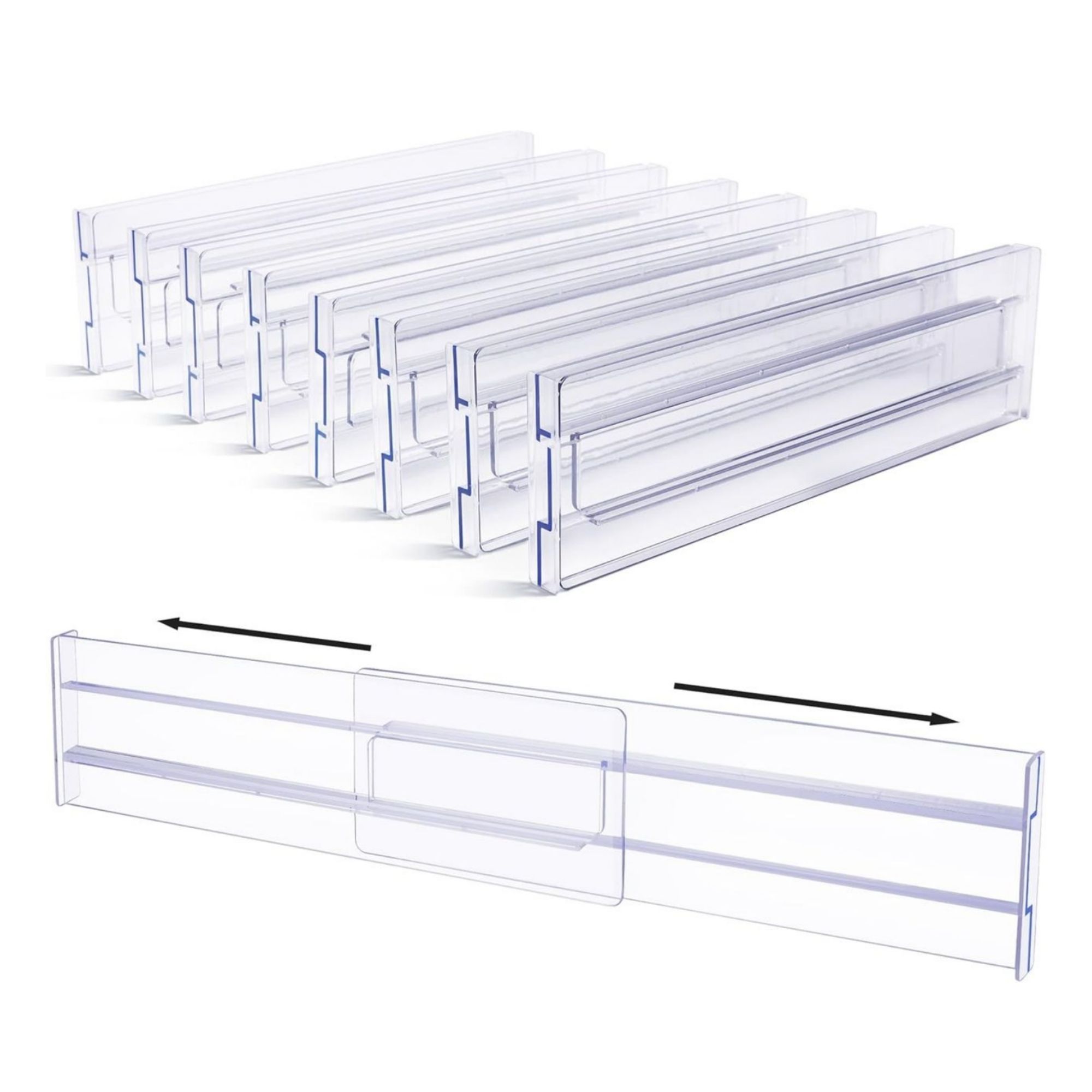 Vtopmart 8 Pack Drawer Dividers