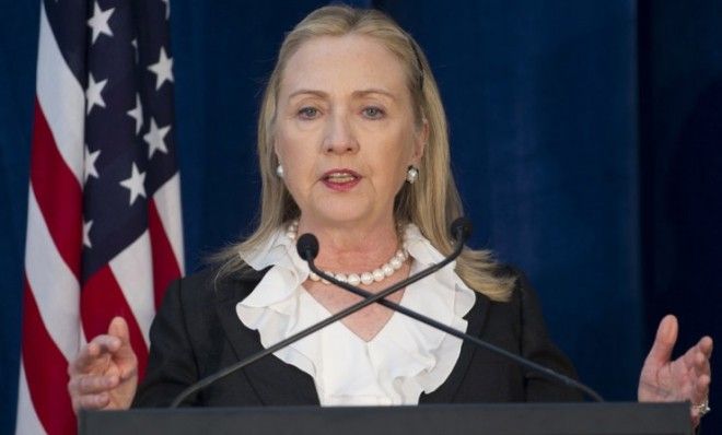 Secretary of State Hillary Clinton participates in a press conference on Nov. 14 in Perth, Australia.