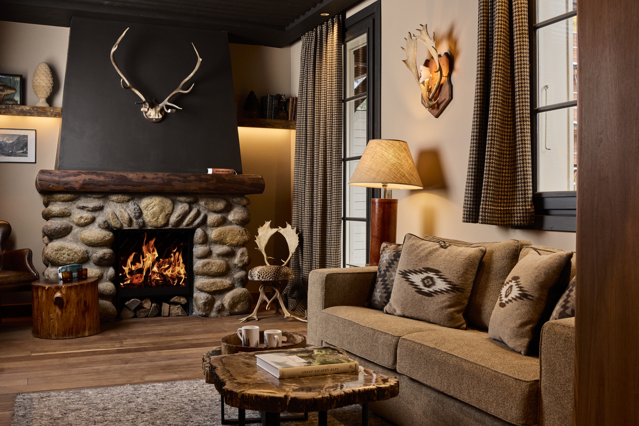 Interior of Lodge Park in Megeve