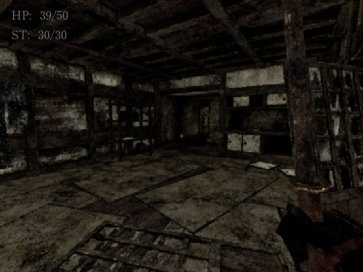 View of interior tea room in disrepair in Labyrinth of the Demon King