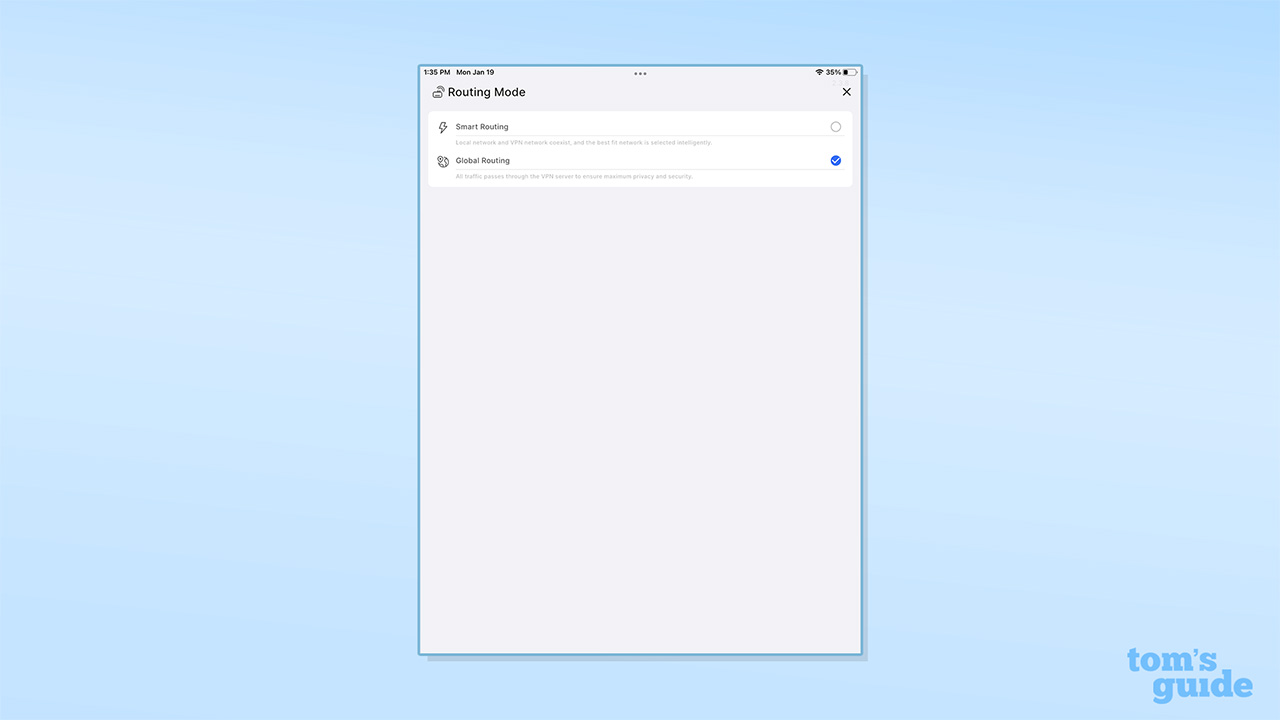 JumpJump VPN routing mode