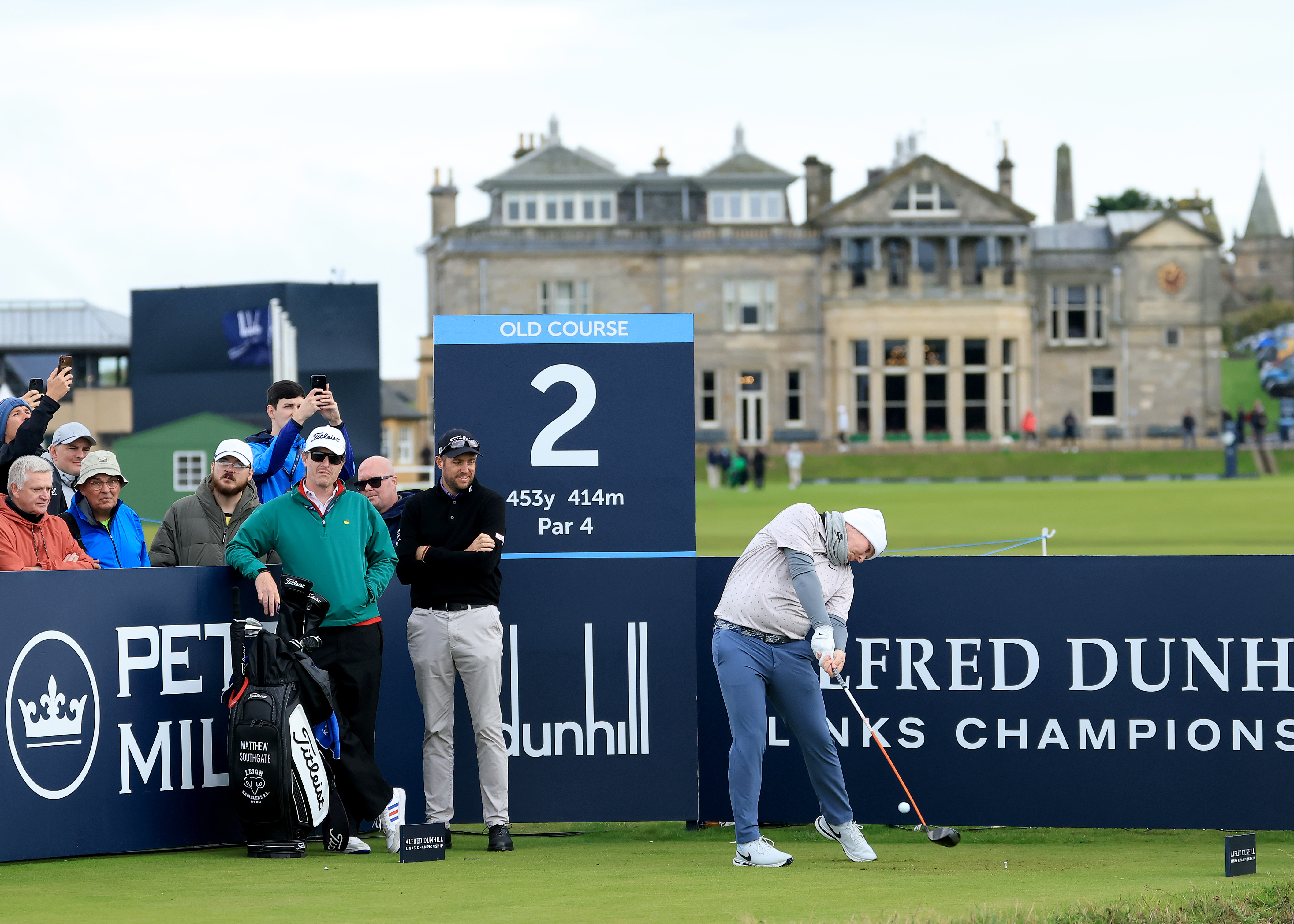 Robert MacIntyre hits a driver off the tee