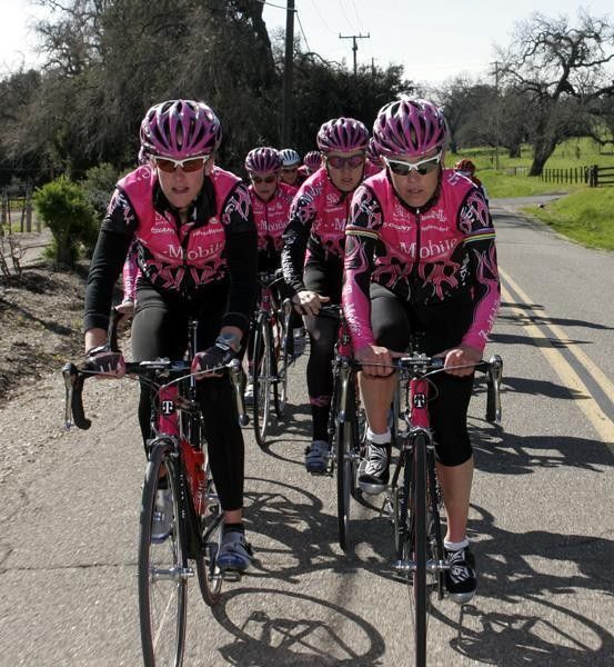 Kristin Armstrong and Mari Holden.