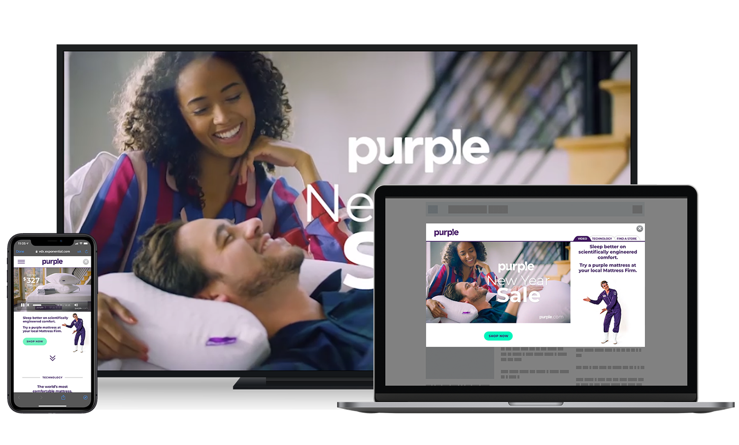purple mattress sales numbers