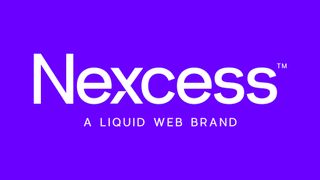 Nexcess logo in white on purple background