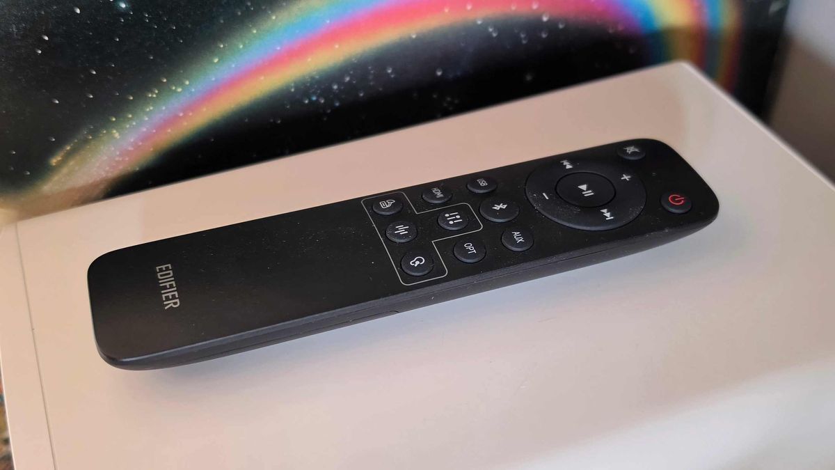 The Edifier M90's remote.