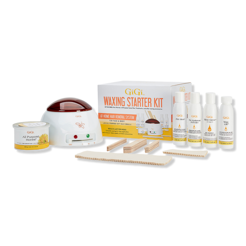 Gigi At Home Beginner Waxing Starter Kit on a white background