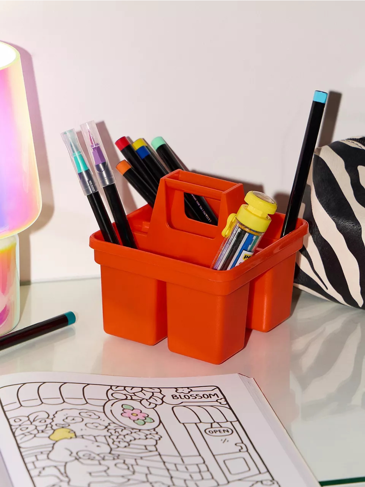 Urban Outfitters, Hightide Penco Orange Storage Desk Caddy