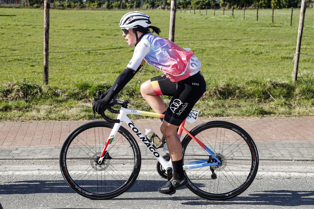 Omloop Het Nieuwsblad Women 2022 - 14th Edition - Gent - Ninove 129,1 km - 26/02/2022 - Marta Bastianelli (ITA - UAE Team ADQ) - photo Gomez/SprintCyclingAgency&Acirc;&copy;2022