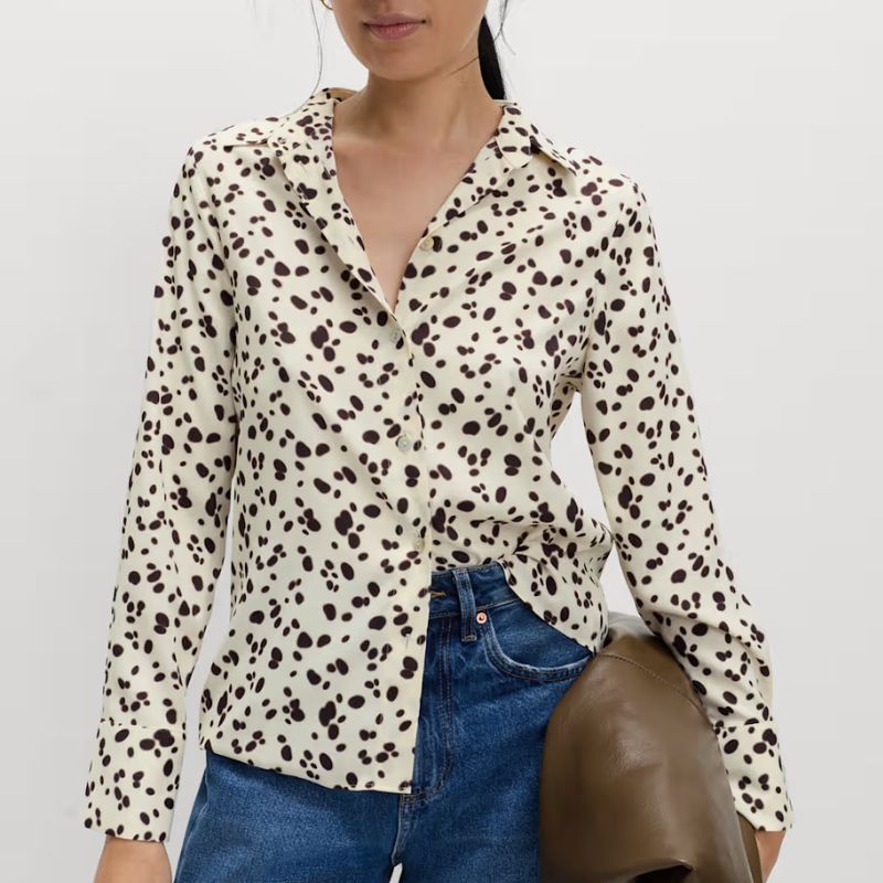 M&amp;amp;S, Printed Collared Shirt