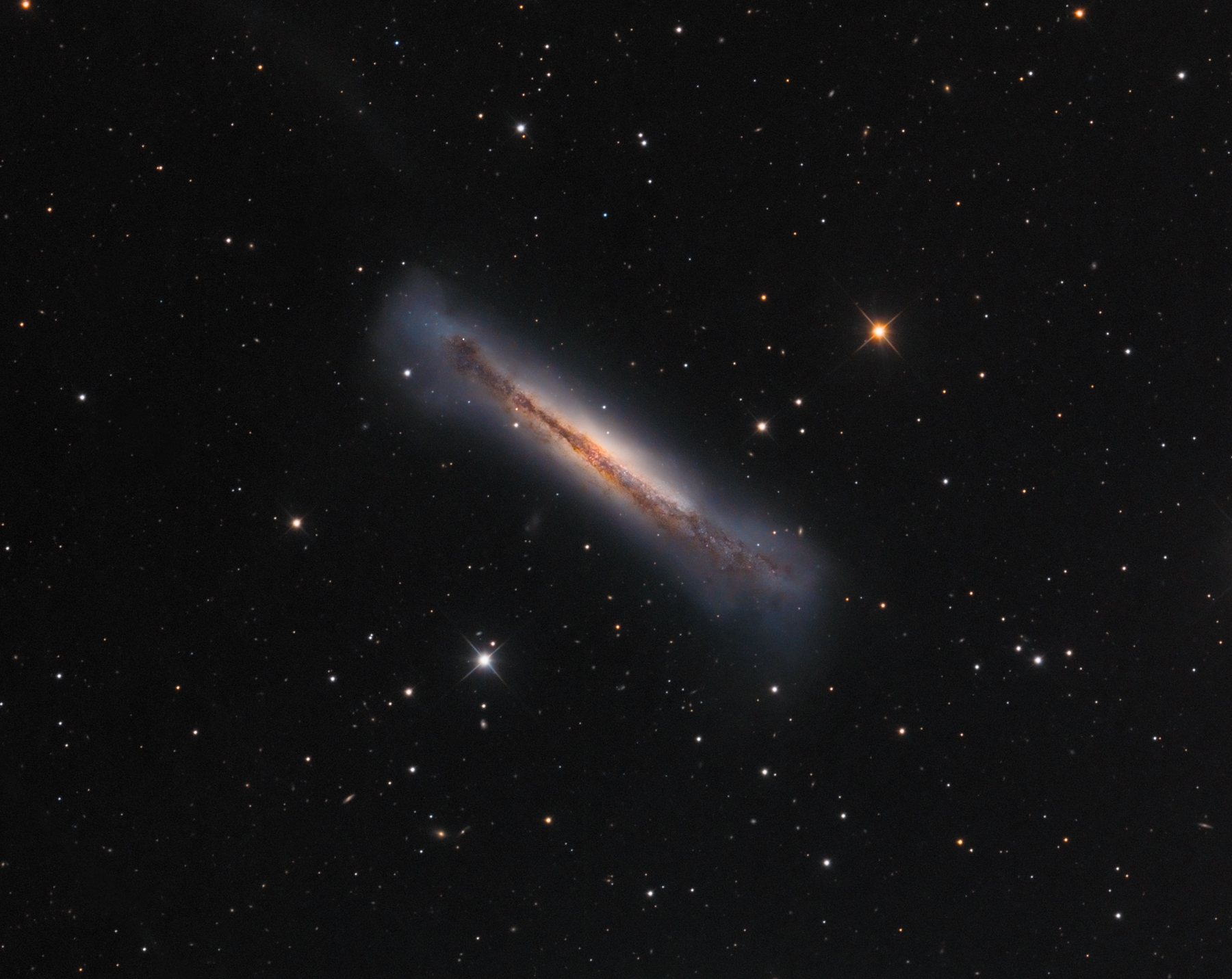 NGC 3628 Hamburger Galaxy Fera