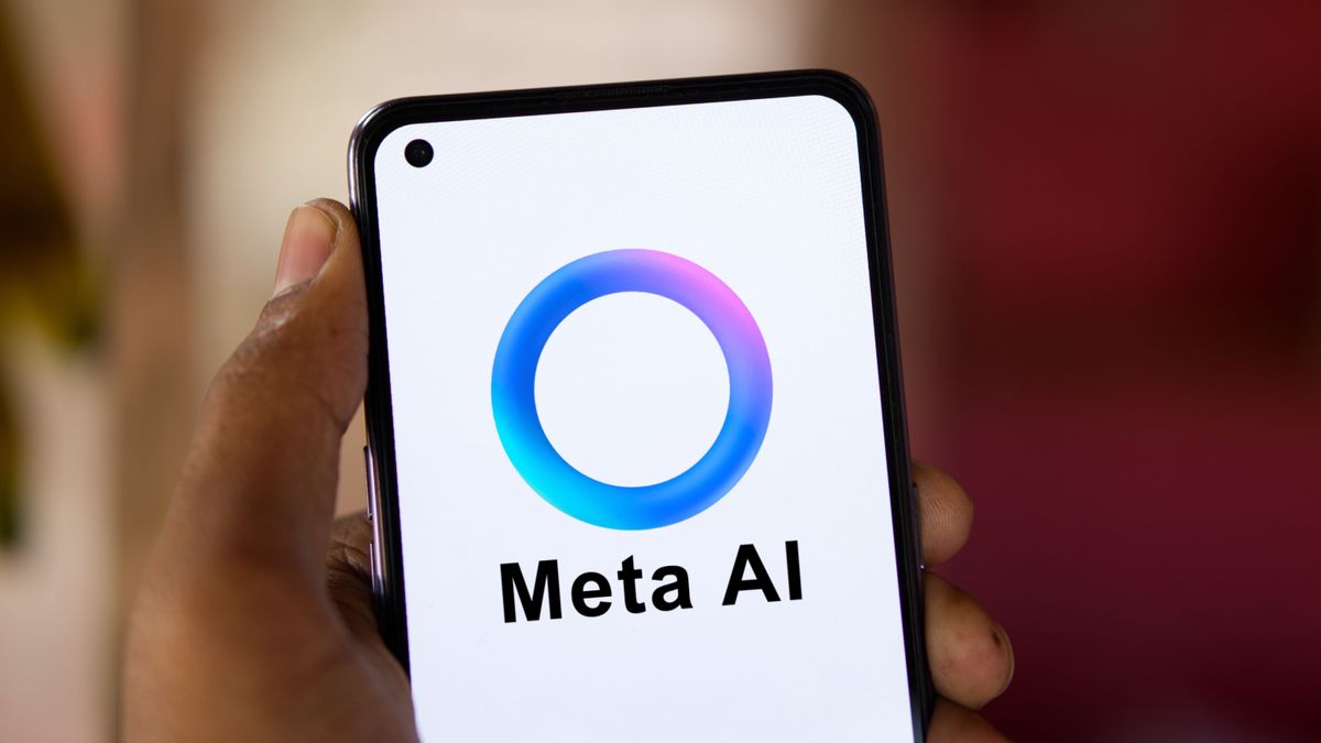 Meta AI on a smartphone