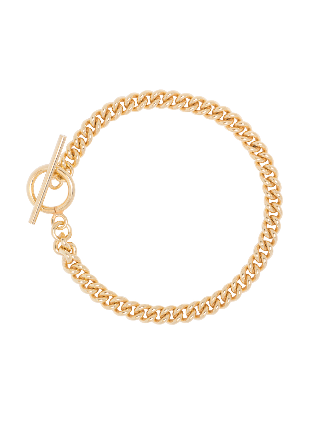 Baby Gold Curb Link Bracelet - Tilly Sveaas Jewellery