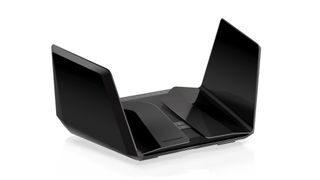 A photograph of the Netgear Nighthawk RAXE500