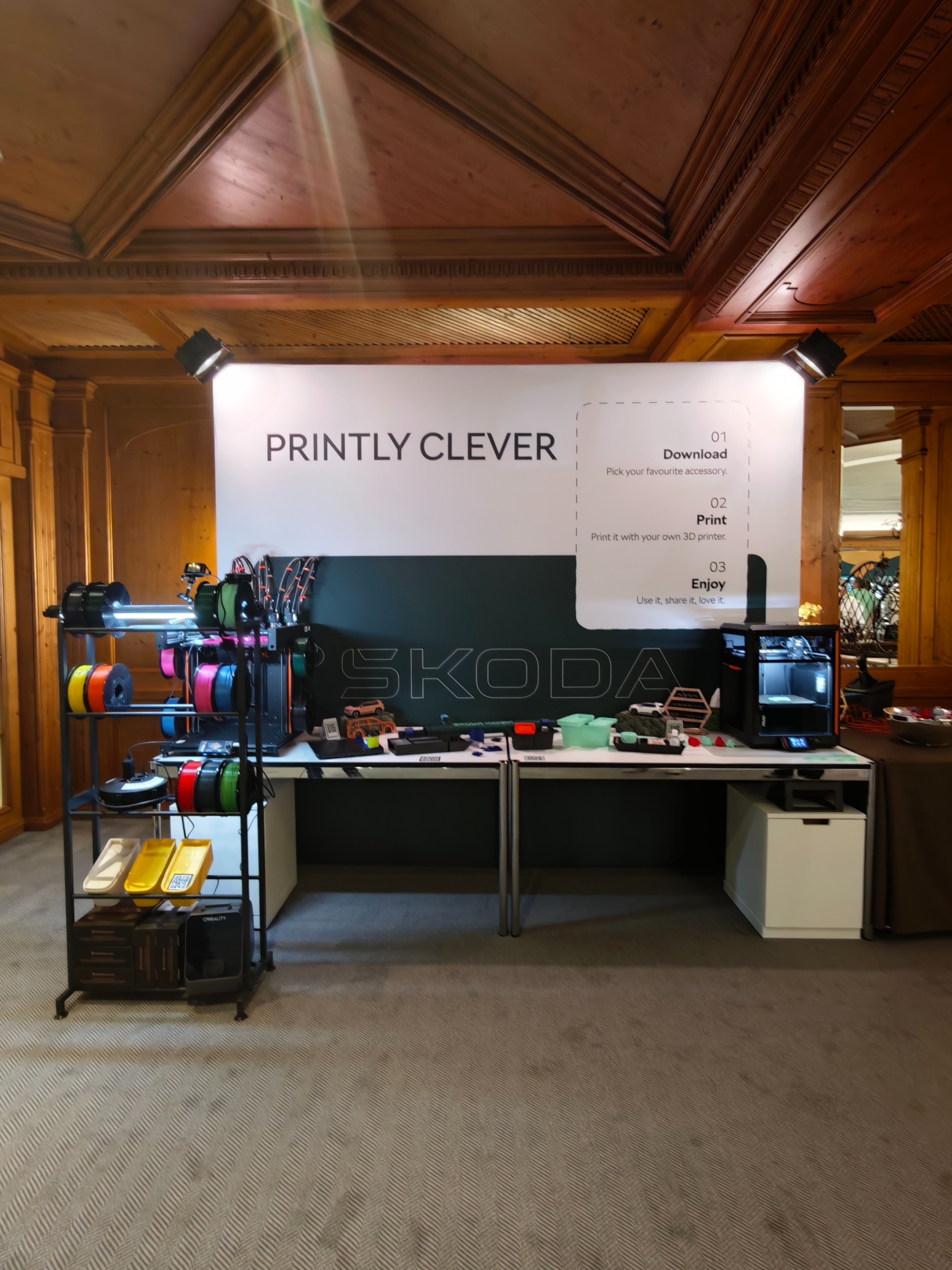 &amp;Scaron;koda demonstrated the range and scope of 3D printed accessories