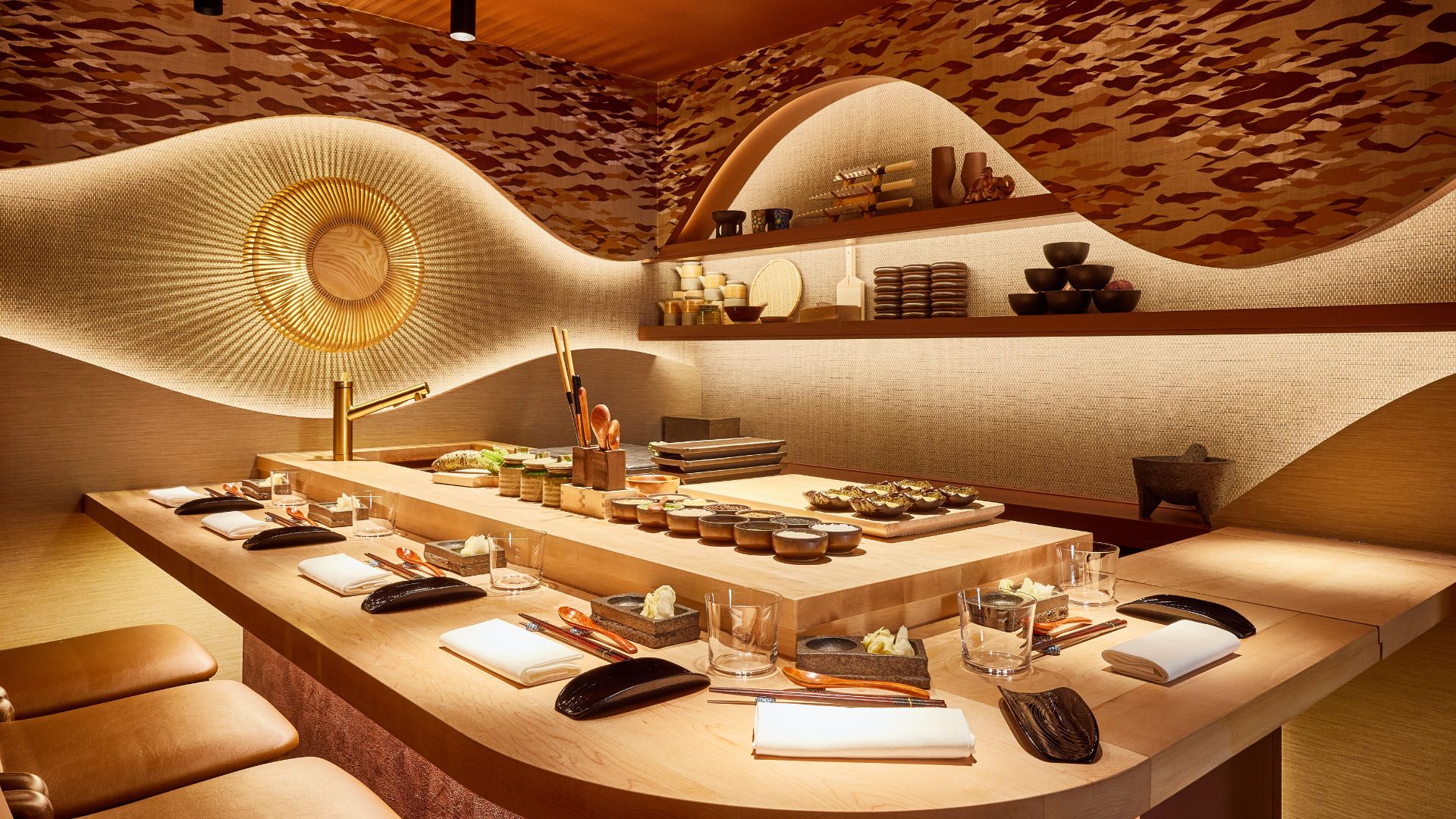 an image of the omakase bar at JUNO restaurant 