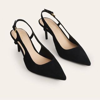 Boden Cut-out Sling Back Heels French Capsule wardrobe