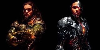 Aquaman and Cyborg in Justice League