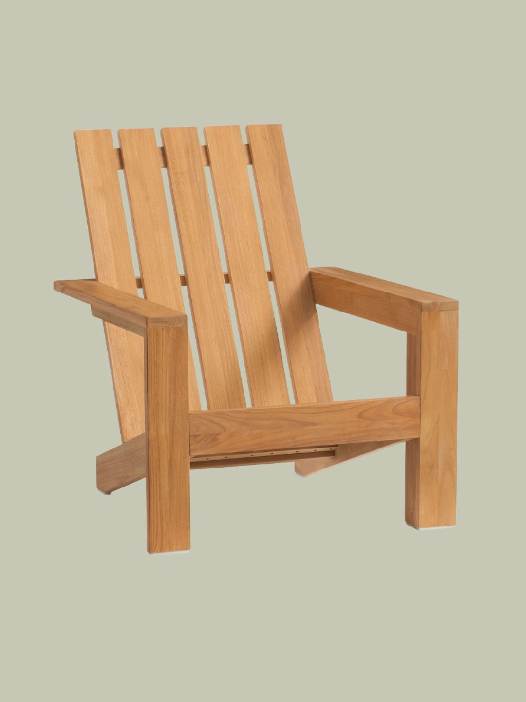 Malibu Teak Outdoor Adirondack Lounge Chair