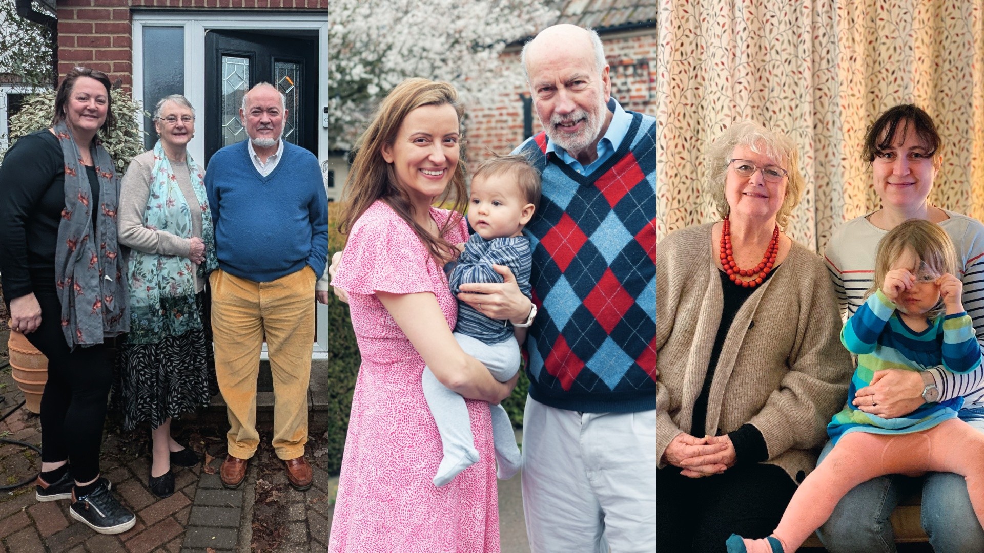 Split image of Louise Hamilton, Kim Willis and Katie Fforde