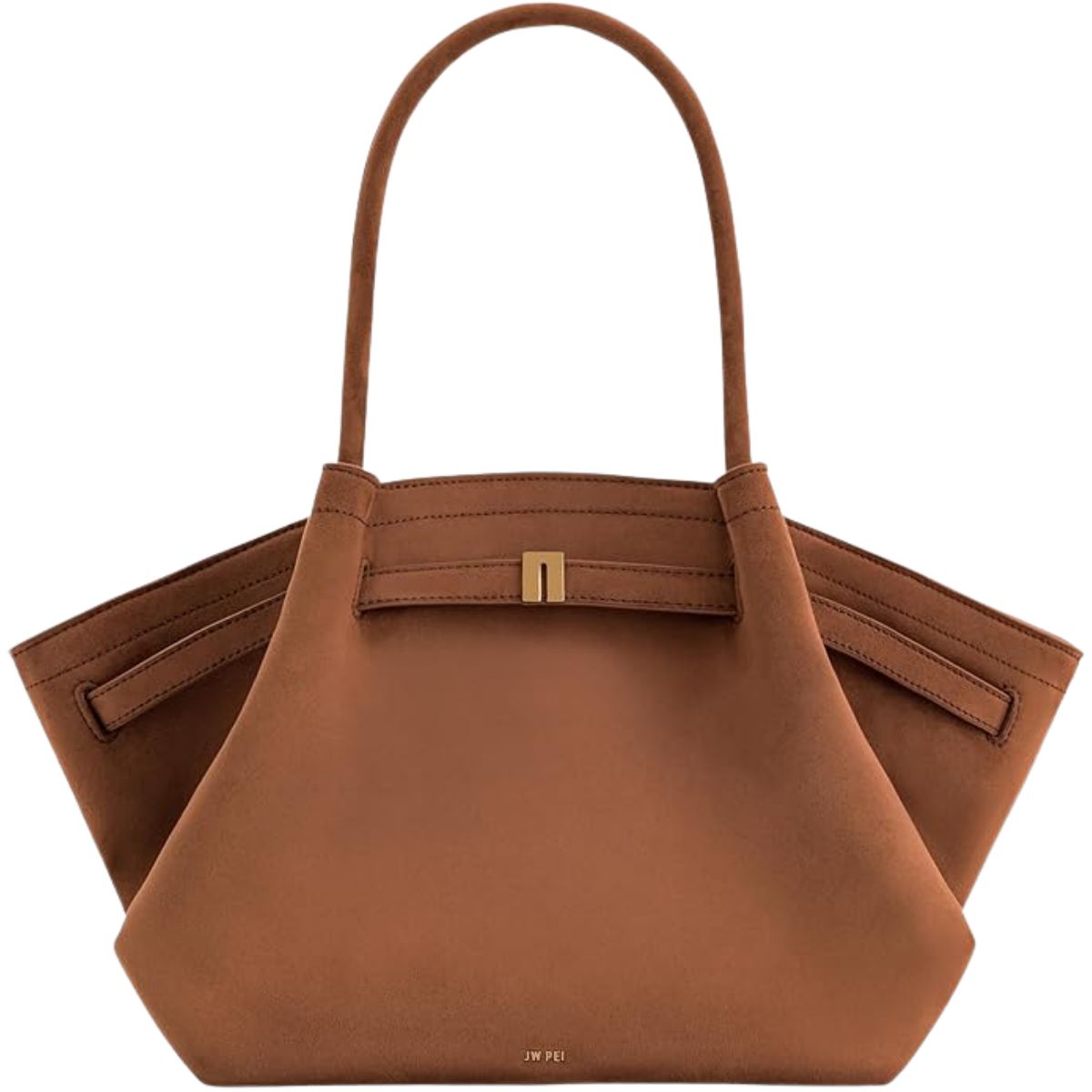 Jw Pei Women's Hana Medium Tote Bag - Faux Suede Brown