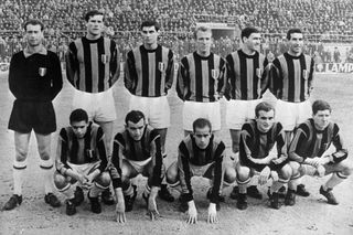 Inter's European Cup-winning team of 1964.
