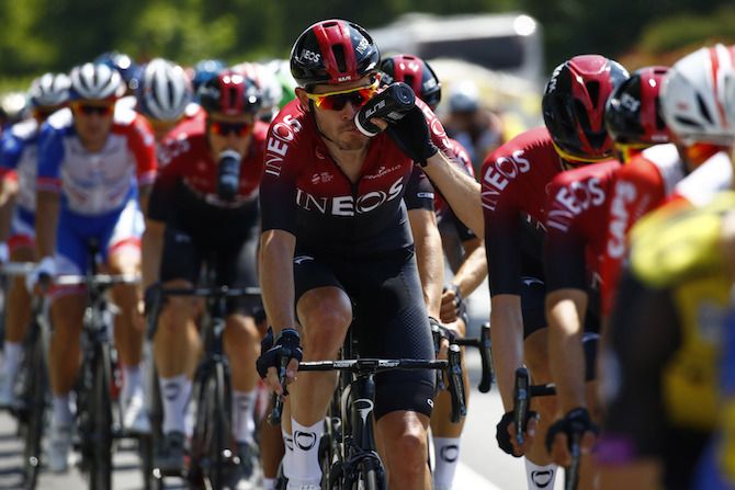 Luke Rowe (Team Ineos) at the 2019 Tour de France