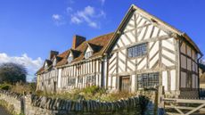 timber frame home in an English village