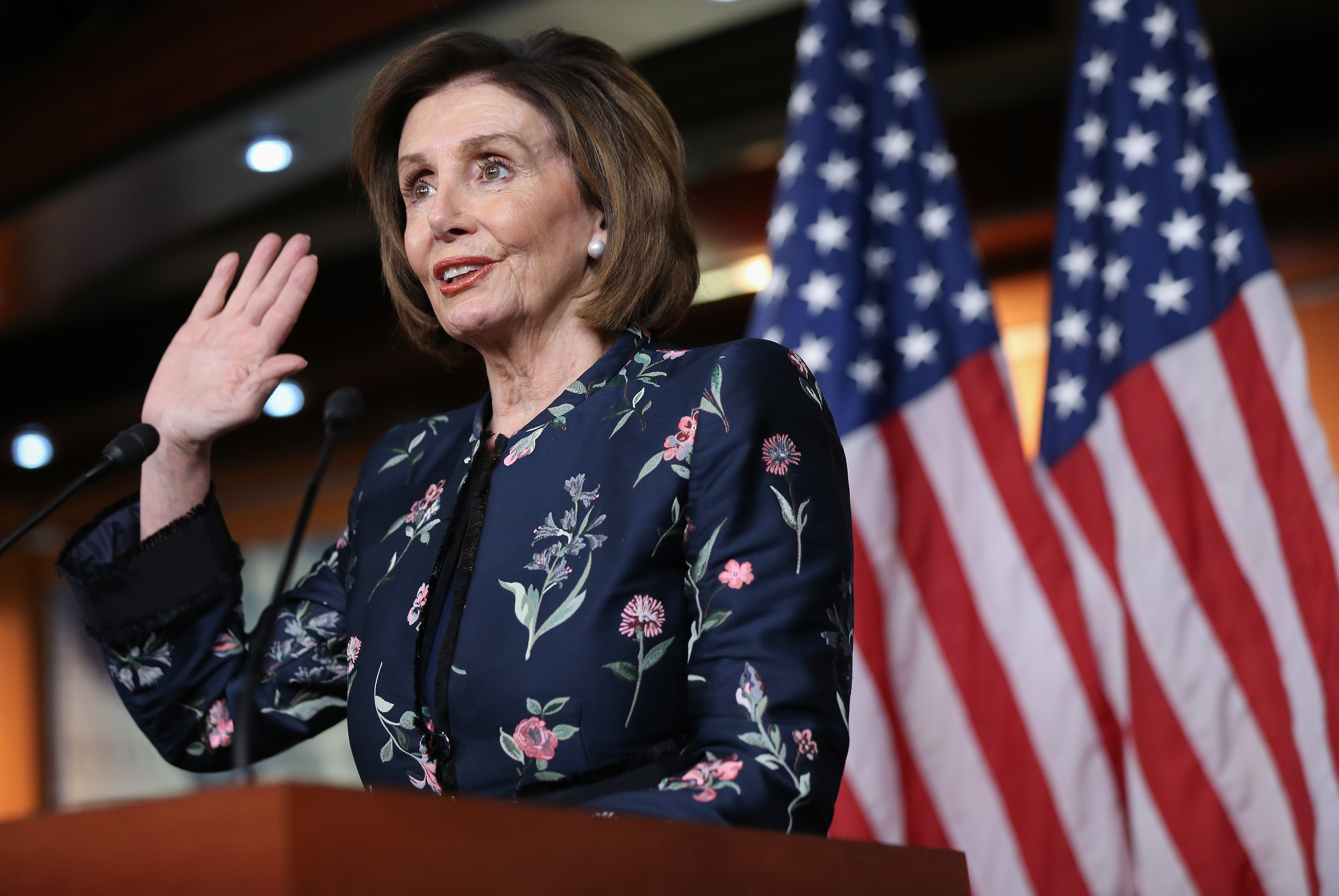 Nancy Pelosi.