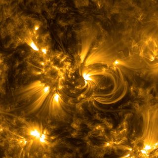 Coils of Magnetic Field Lines on the Sun