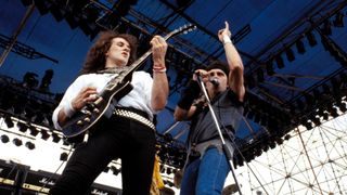 Vivian Campbell performing with Ronnie James Dio