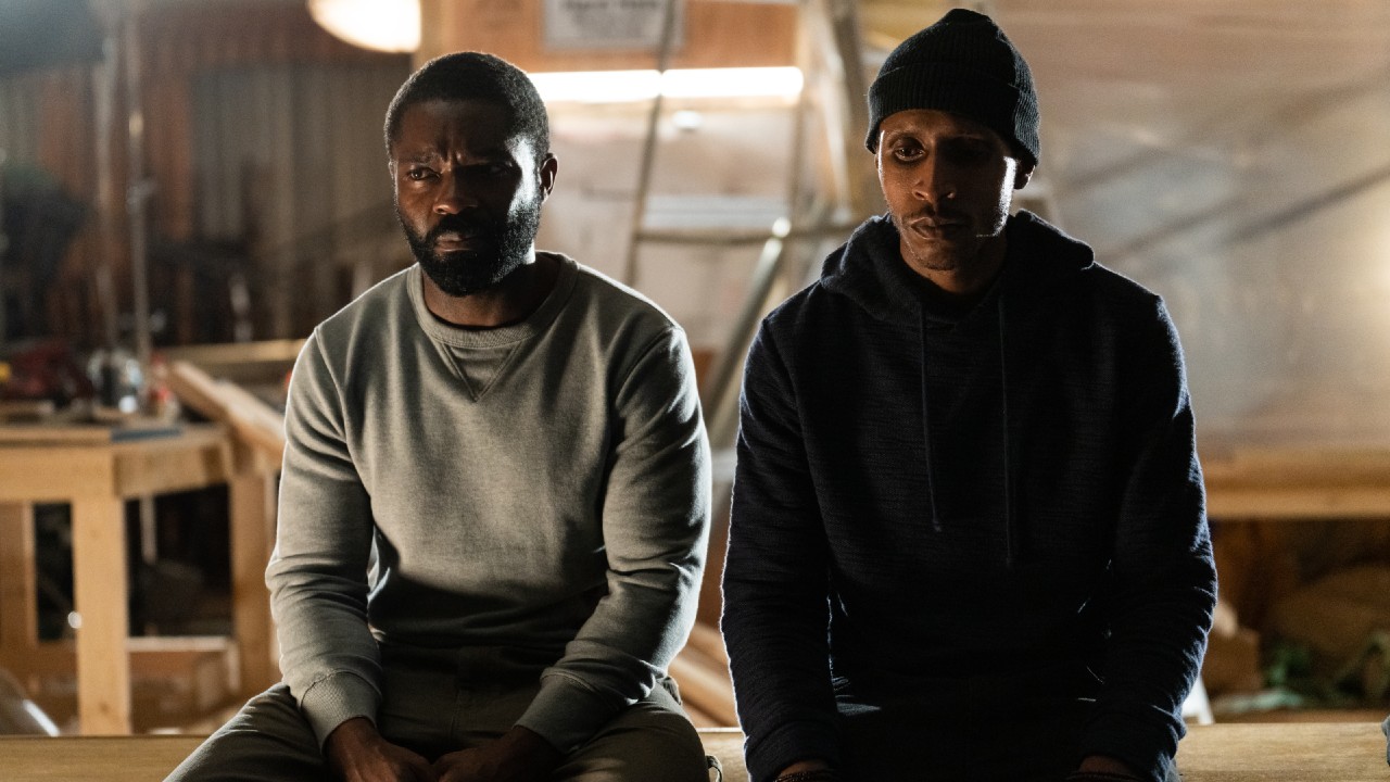 Chris Newborn (David Oyelowo) and Keith Newborn (Jimmie Fails) have a conversation in Newborn.