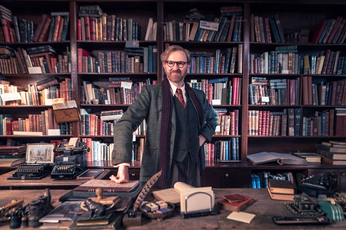 Bookish on Alibi stars Mark Gatiss as antique book seller Gabriel Book who turns super sleuth.