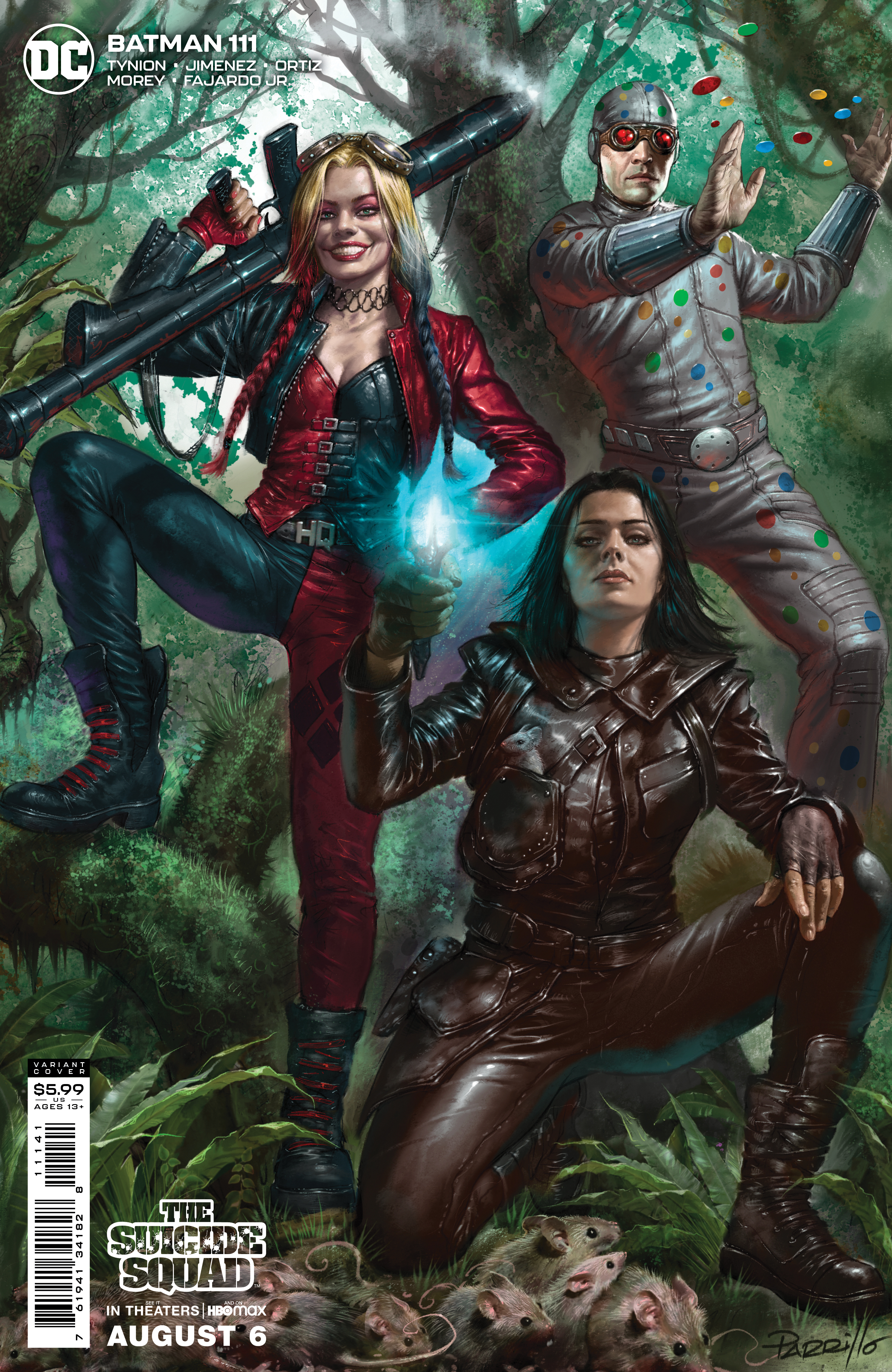 The Suicide Squad movie variant cover