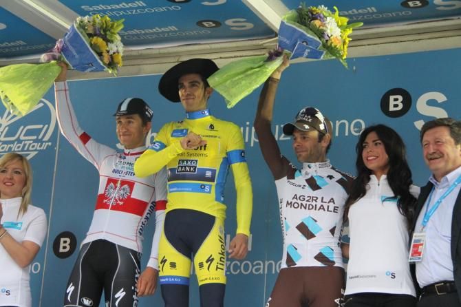 Vuelta Ciclista al Pais Vasco podium