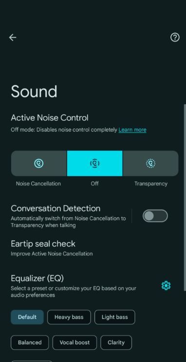 Google pixel buds pro conversation detection controls