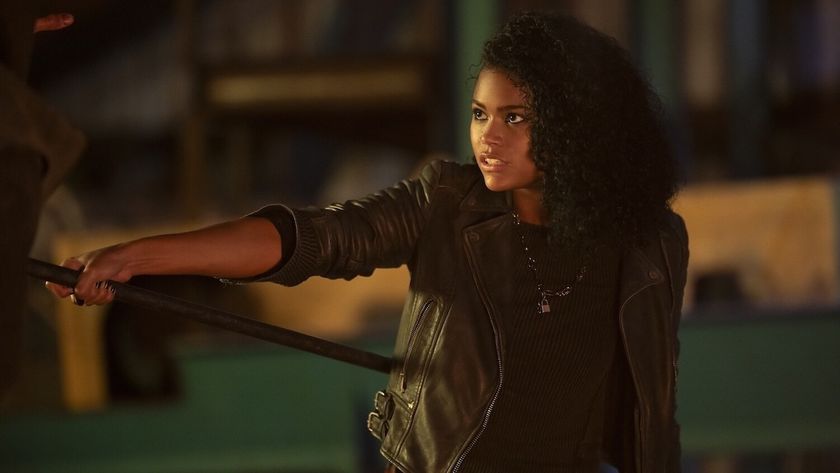 Tamara Smart as Thalia looking to the left In Percy Jackson And The Olympians Season 2, Episode 4