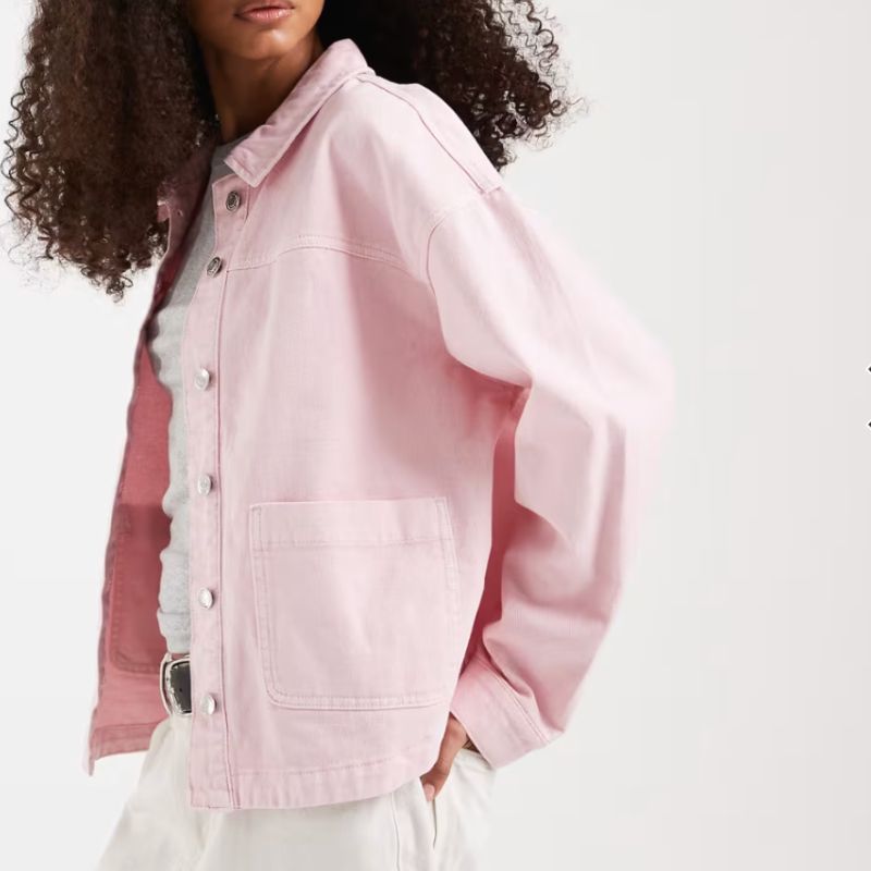 Vero Moda , Denim Shacket with Front Pockets