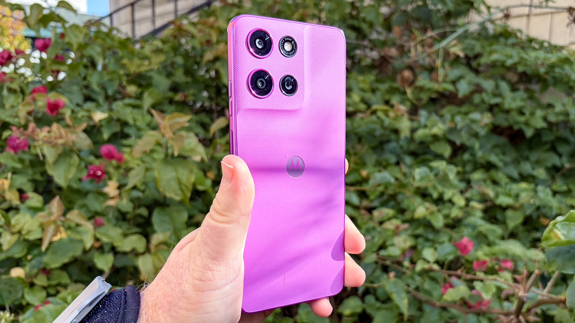 Moto G (2026) in hand