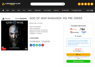 God of War Ragnarok on PS5