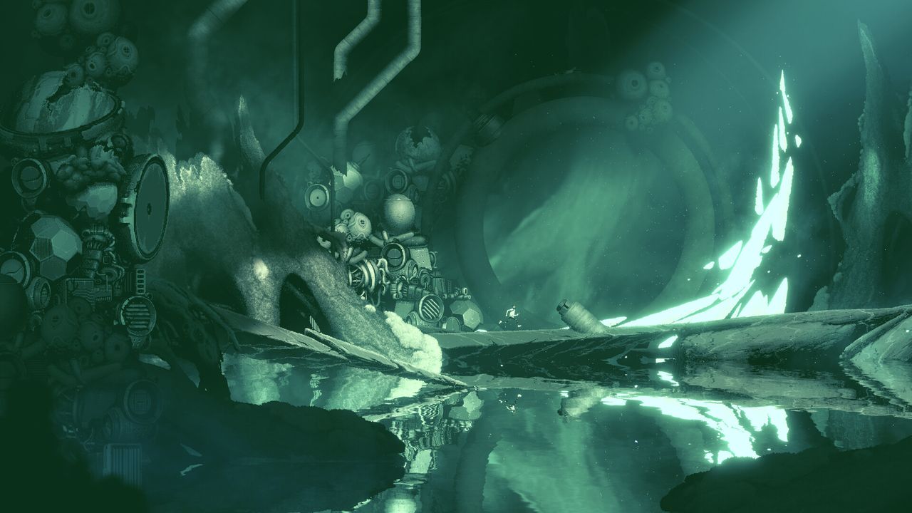 A screenshot from puzzle platformer Bionic Bay