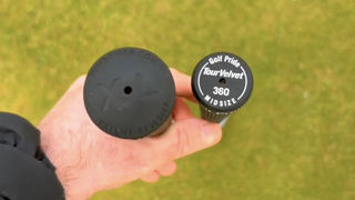 Photo of Bryson DeChambeau's grips