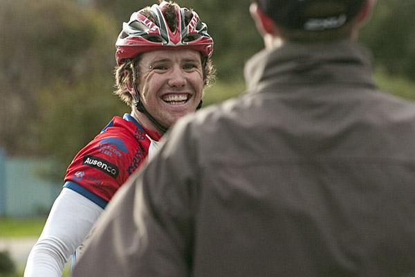 How good is this: Gold medal and stage winner Cameron Peterson (Virgin Blue/RBS Morgans) is all smiles