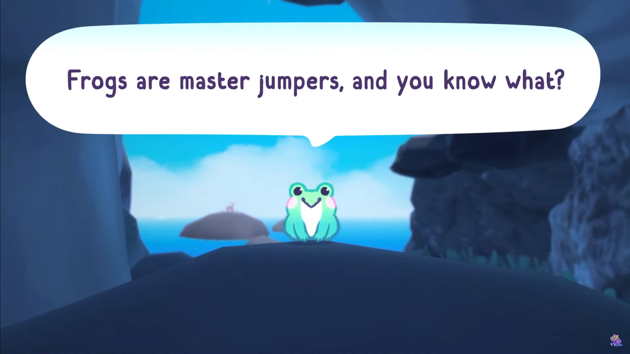 Frog talking to you