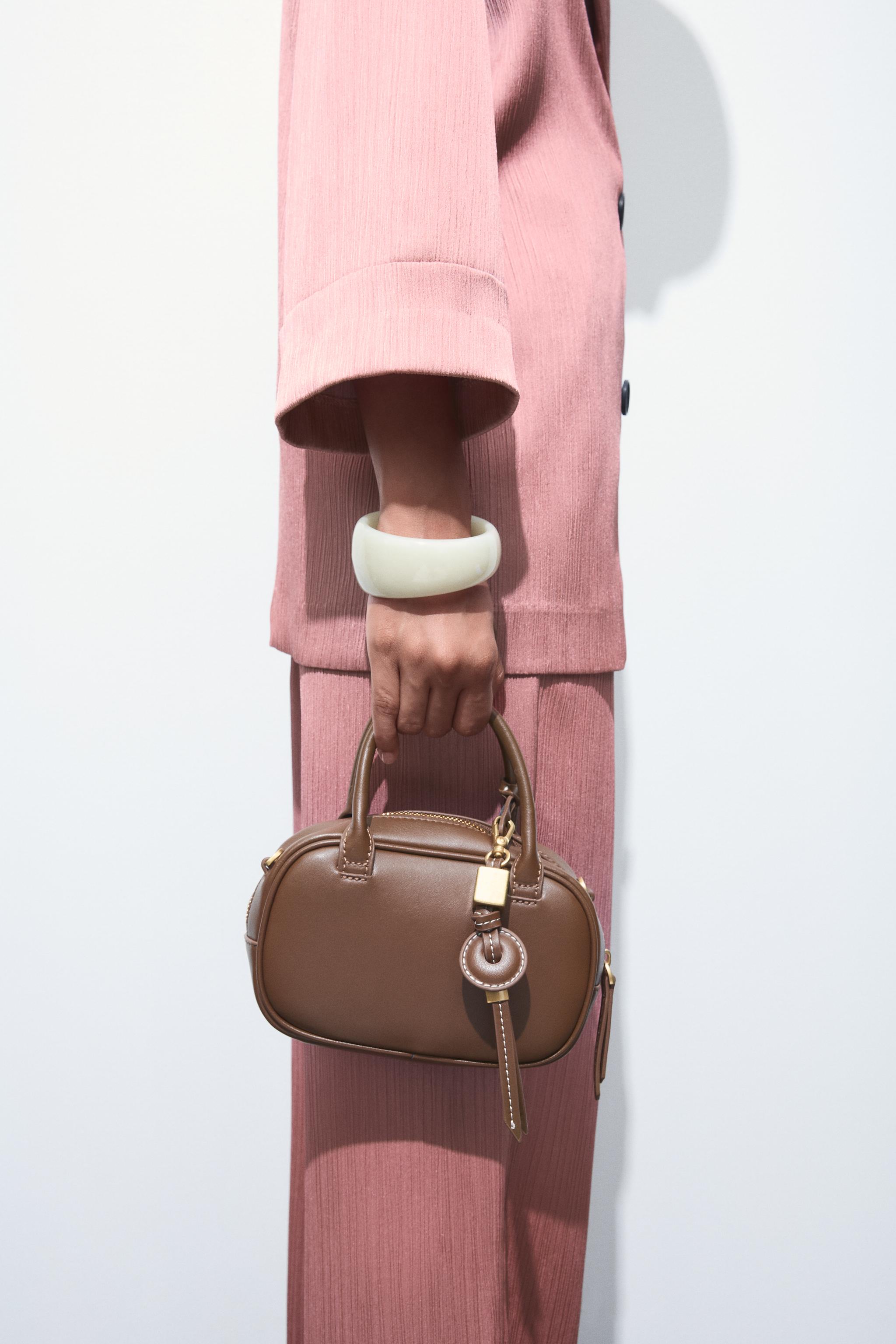 Mini Topstitched Bag