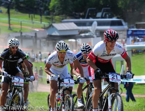 Elite men's start