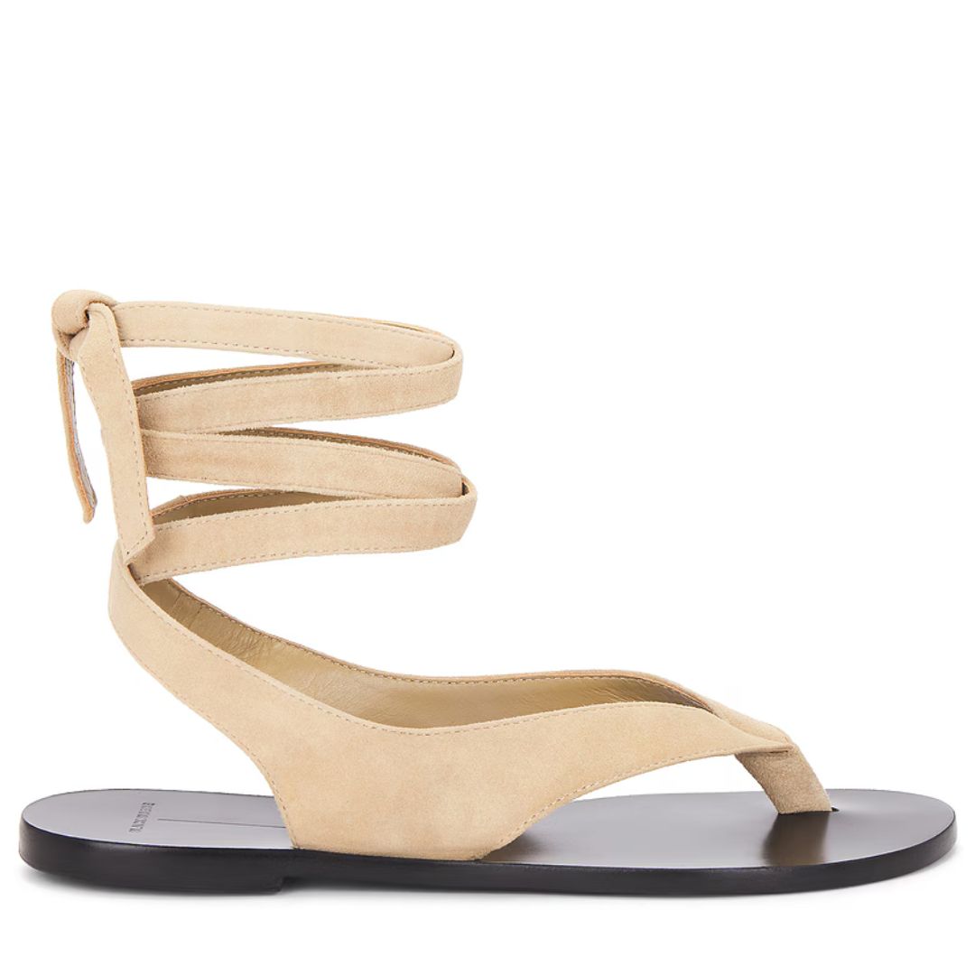 Black Suede Studio Tres Sandal